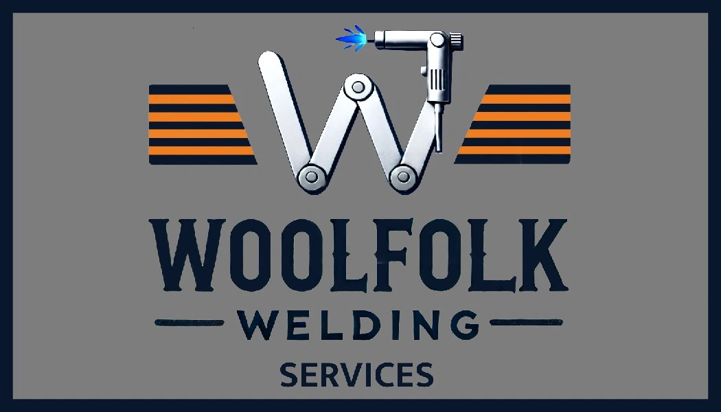 Woolfolk Welding Services business-card identity application.