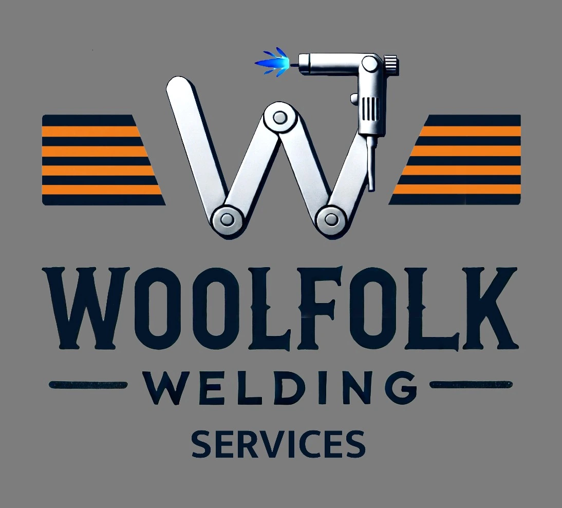 Woolfolk Welding Services custom welding identity.
